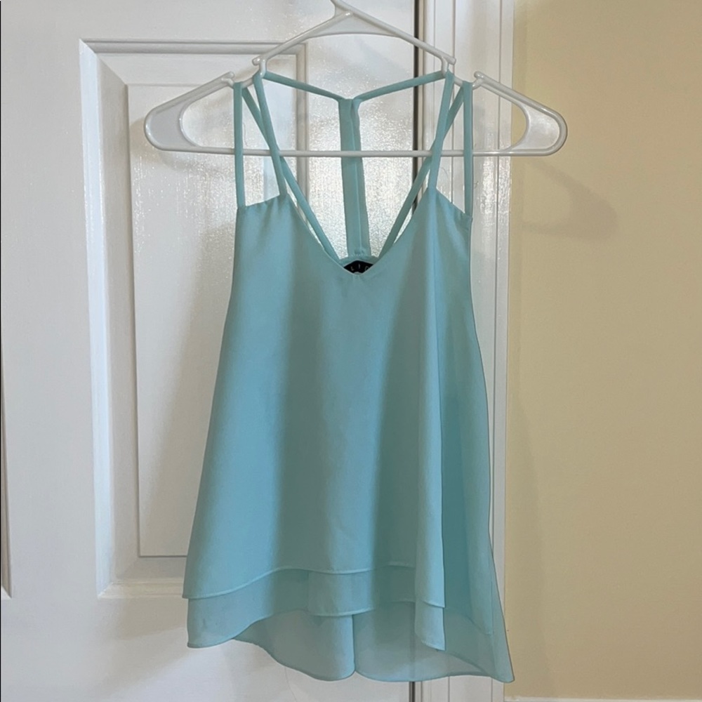 Mint Racerback Cami Blouse - image 1